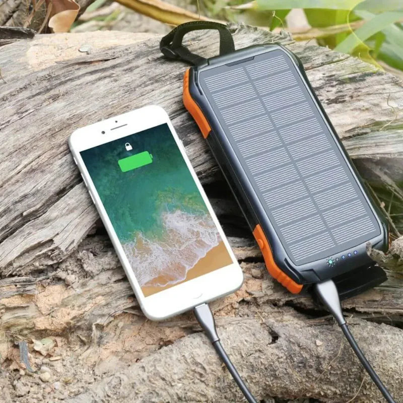 Wirelsess solar powerbank phone accessories torch