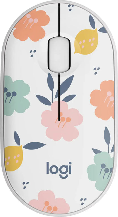 Logitech - M340 Limited Edition Wireless Optical Ambidextrous Mouse with Silent Clicks - Wireless - Speckles