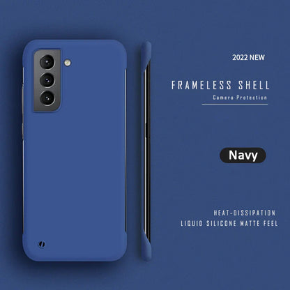 Thin Slim Hard PC Frameless Case For Samsung Galaxy S23 S20 S21 FE S22 Ultra S10 Plus NOTE 20 Ultra 9 10 Plus Matte Cover Funda