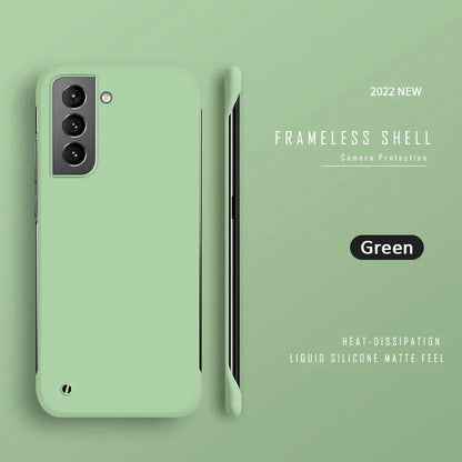 Thin Slim Hard PC Frameless Case For Samsung Galaxy S23 S20 S21 FE S22 Ultra S10 Plus NOTE 20 Ultra 9 10 Plus Matte Cover Funda