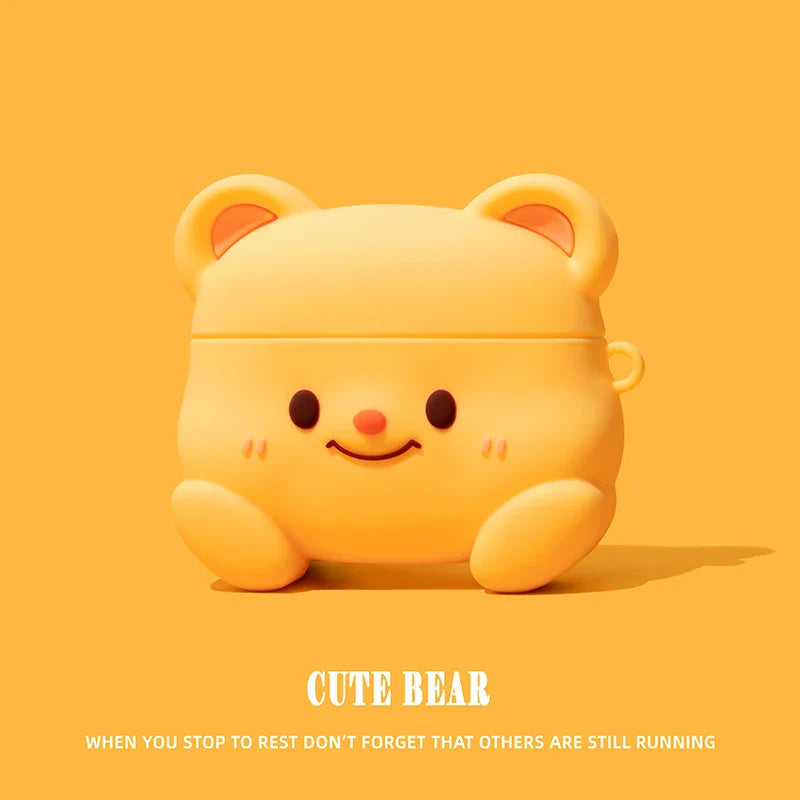 3D Ice Cream Puppy Cartoon Cover for AirPods 4 Case Cute Earphone Case for AirPods Pro 2 Charging Cover for AirPods 4 3 2 1