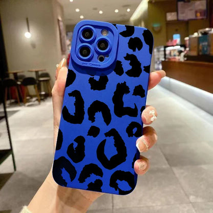 Leopard Design Camera Lens Protective Phone Case for iPhone 16 Cases iPhone 15 14 13 12 11 Pro Max 16E XS XR X 7 8 Plus Cover