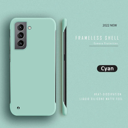 Thin Slim Hard PC Frameless Case For Samsung Galaxy S23 S20 S21 FE S22 Ultra S10 Plus NOTE 20 Ultra 9 10 Plus Matte Cover Funda