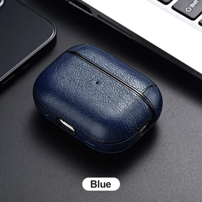 For Airpods Pro 2 4 Case Leather Business Earphone Case Headset Shell Headphone Cover For Apple AirPod 3 Pro 2nd Gen USB C Funda
