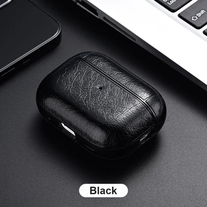 For Airpods Pro 2 4 Case Leather Business Earphone Case Headset Shell Headphone Cover For Apple AirPod 3 Pro 2nd Gen USB C Funda