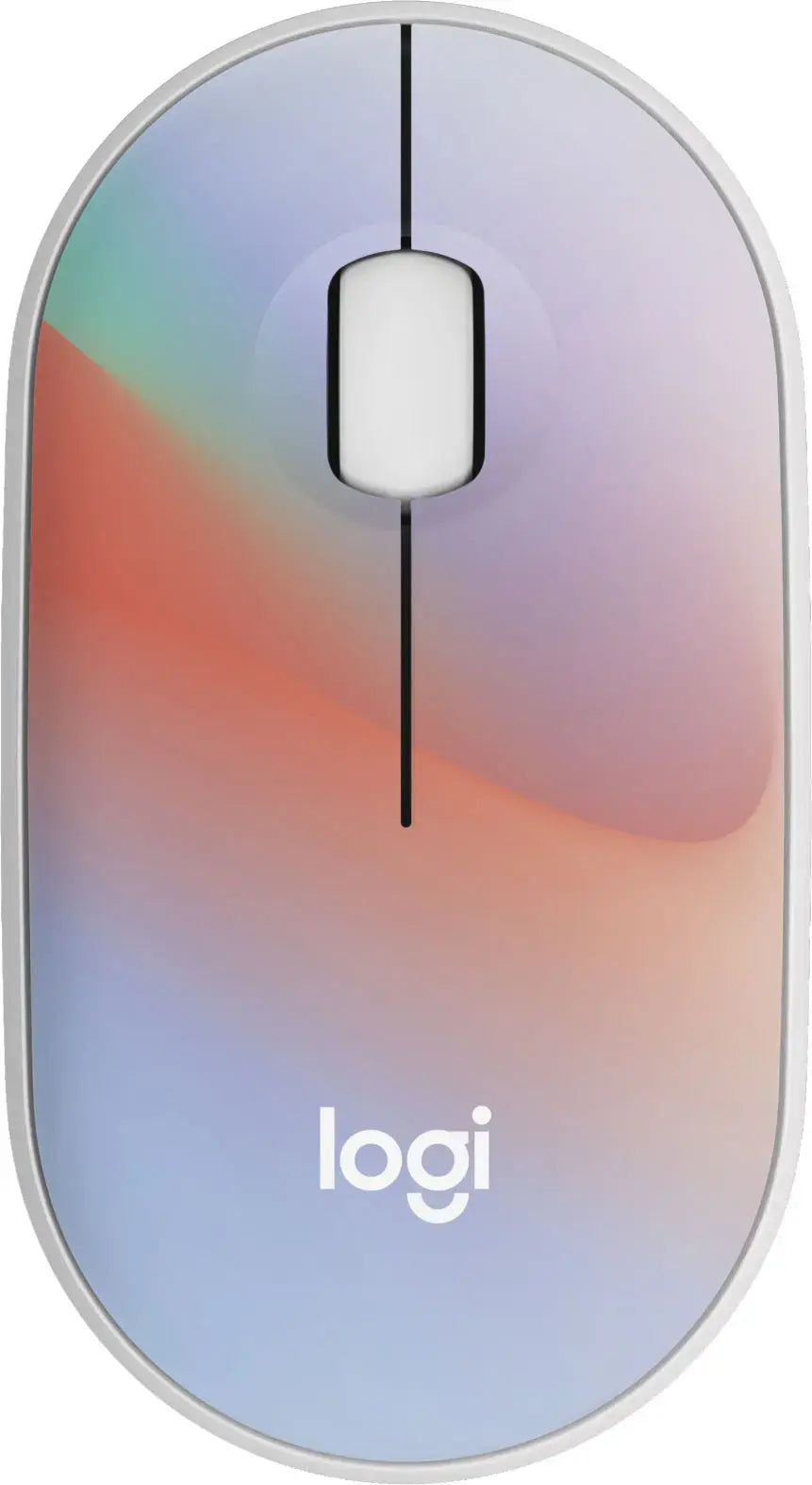 Logitech - M340 Limited Edition Wireless Optical Ambidextrous Mouse with Silent Clicks - Wireless - Speckles