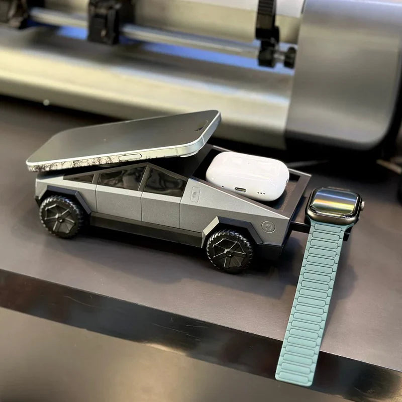 CyberDock+ Magnetic Wireless Charger Car 3-in-1