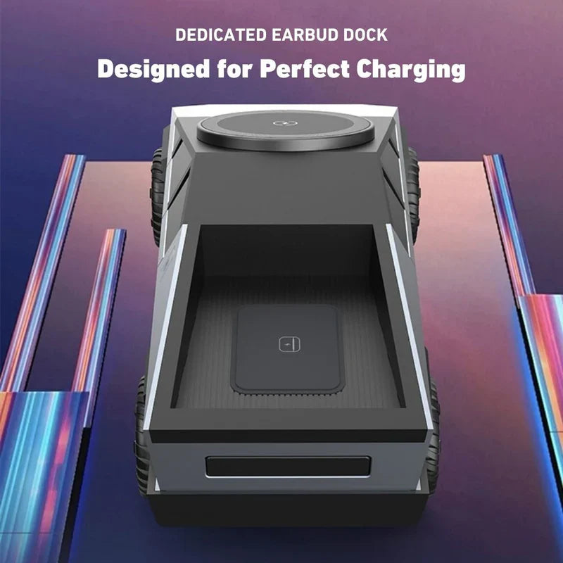 CyberDock+ Magnetic Wireless Charger Car 3-in-1
