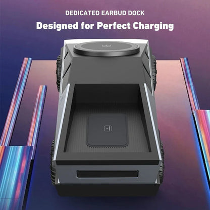 CyberDock+ Magnetic Wireless Charger Car 3-in-1