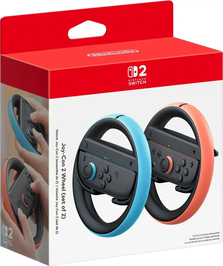 Nintendo - Joy-Con 2 Wheel (set of two) - Multi