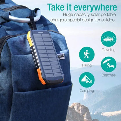 Wirelsess solar powerbank phone accessories torch